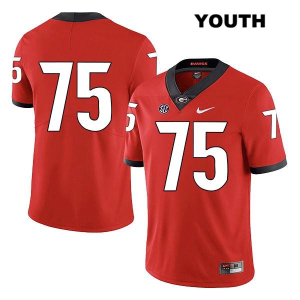 Georgia Bulldogs Youth Owen Condon #75 NCAA No Name Legend Authentic Red Nike Stitched College Football Jersey OLE2056TB